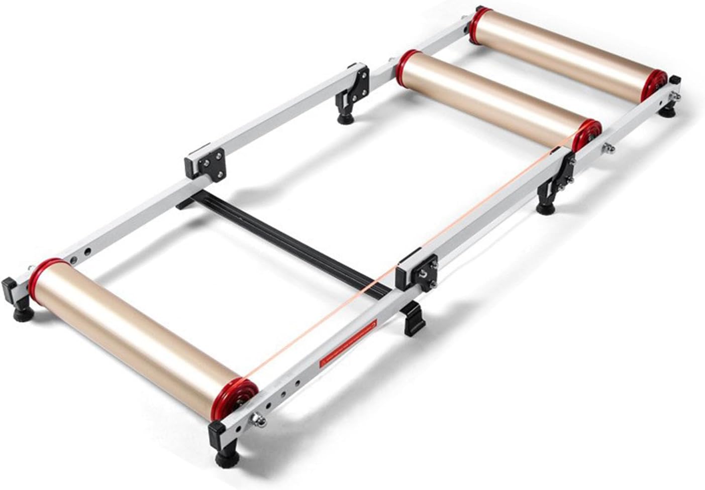 DIYTuning – Rodillos de bicicleta ajustables para bicicleta, soporte plegable para interiores, para el hogar, bicicleta de montaña, con resistencia