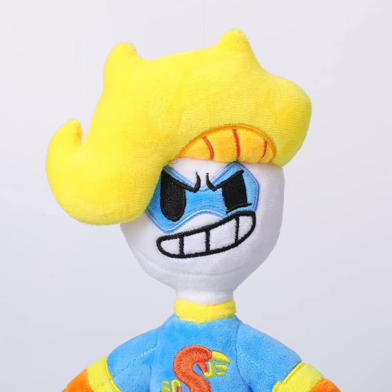 Peluche de pelo amarillo 2024 para niños, de Bryson y Jamón, figura de peluche, juguetes de peluche de anime de dibujos animados para regalos de