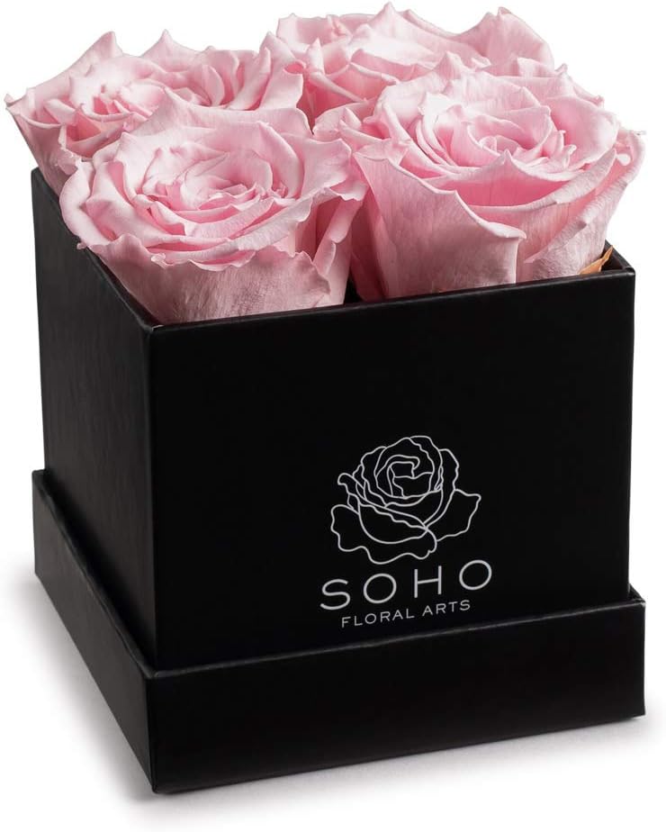 Soho Floral Arts  Rosas en caja  Rosas reales duran un año o más  Rosas eternas en caja  Flores frescas conservadas
