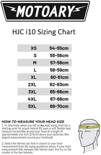 HJC i10 Sonar – Casco de motocicleta para hombre, MC-1SFL