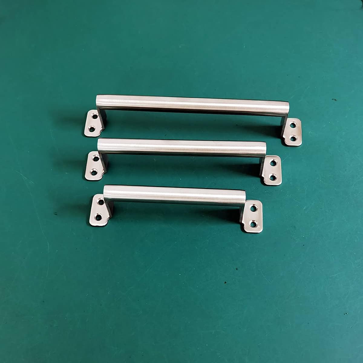 Tokatuker 2 tiradores de puerta de granero de acero inoxidable de 6-310 pulgadas (6.3 in)