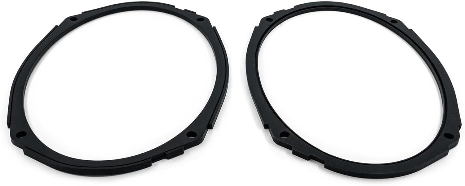 Kenwood Excelon XM69R – Altavoces para motocicleta (par), altavoces traseros coaxiales de 2 vías de 6 x 9 pulgadas para motocicletas Harley actuales