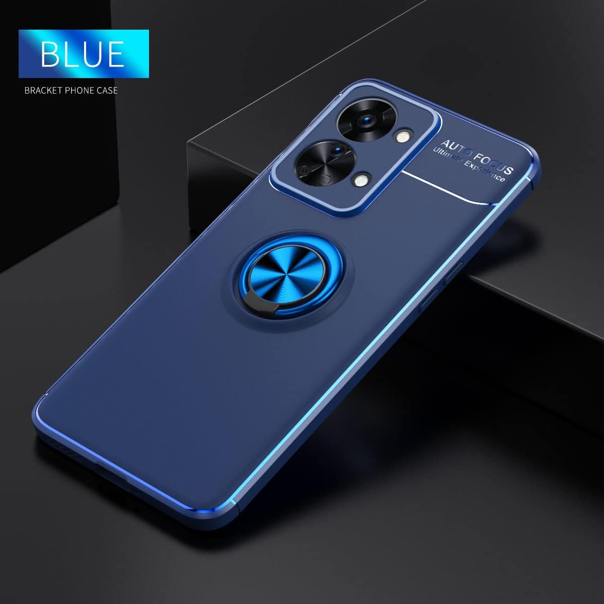 Asuwish Funda de teléfono para OnePlus Nord CE 2 Lite 5G con protector de pantalla de vidrio templado y accesorios para celda Soporte de anillo