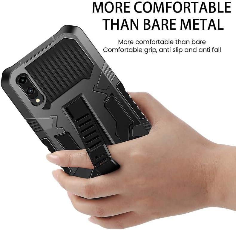 Funda compatible con Redmi Note 10 4G, función atril incorporada a prueba de golpes, compatible con Xiaomi Redmi Note 10S 4G, funda 2 en 1, color