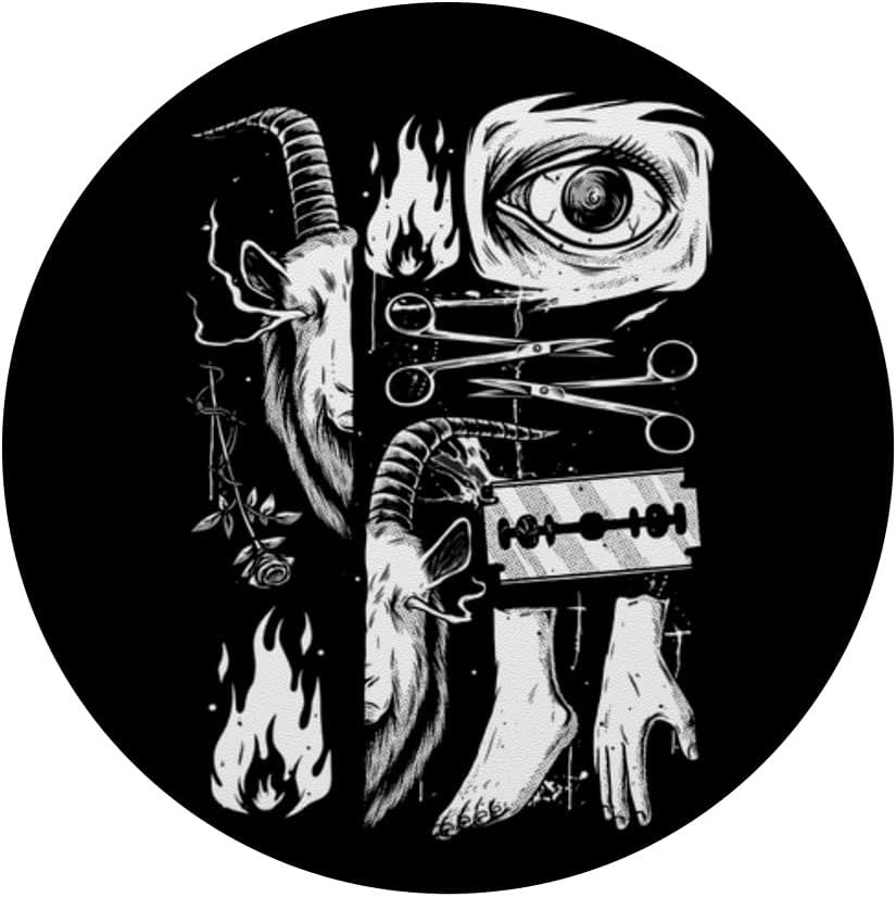 Gothic Metalhead Edgy PopSockets Standard PopGrip