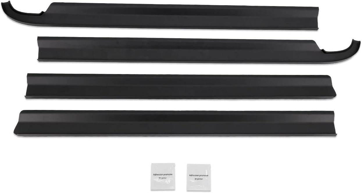 IAG I-Line – Sistema de cubierta deflectora para visera deflectora con canal de pilar A para Ford Bronco 21-23+ 4 puertas (negro mate)