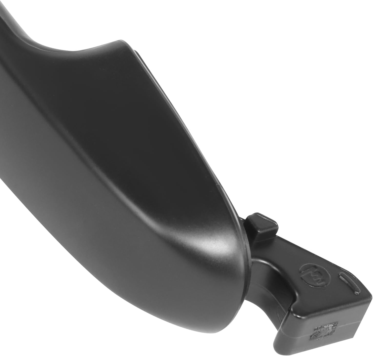 DNA MOTORING Manija de puerta exterior delantera derecha compatible con Kia ForteKoup 09-13, sin ojo de cerradura, negro, OEM-DHO-01247