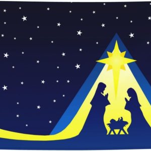 Pancarta de fondo de Navidad cristiana con diseño de belén cristiano, decoración de vacaciones, fondo de cabina de fotos, suministros de decoración Pancarta de fondo de Navidad cristiana con diseño de belén cristiano, decoración de vacaciones, fondo de cabina de fotos, suministros de decoración