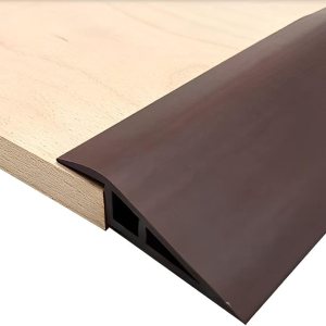 Tira de umbral de transición de puerta de vinilo, 36 pulgadas, reductor de pisoalfombra a azulejo, borde de puerta para tapete laminado (café, 36 Tira de umbral de transición de puerta de vinilo, 36 pulgadas, reductor de pisoalfombra a azulejo, borde de puerta para tapete laminado (café, 36