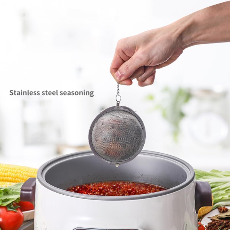 Bola de té de malla de acero inoxidable, infusor de té de malla extra fina para té de hojas sueltas, coladores de té, infusor de té, filtros de