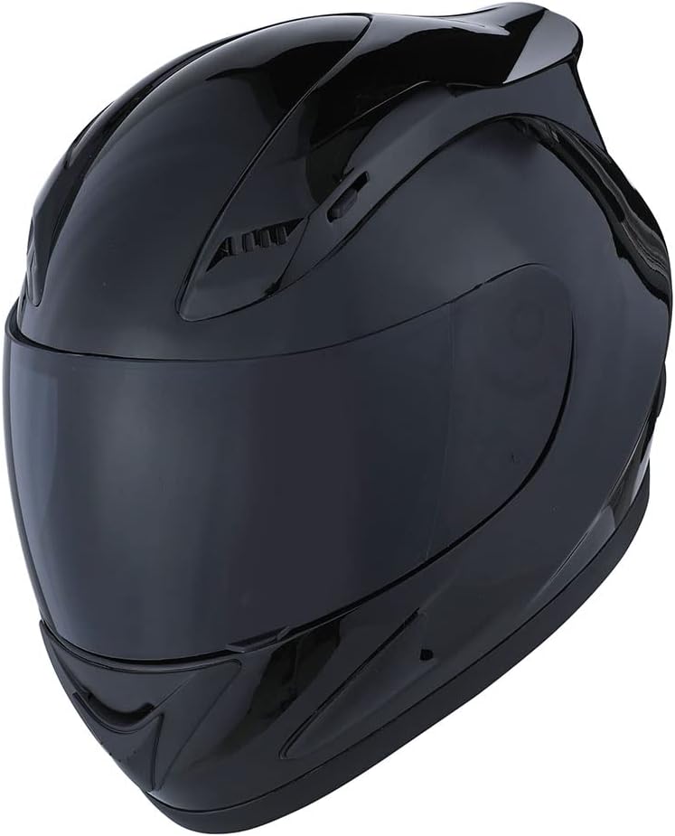 1Storm – Casco de motocicleta para cabeza completa, diseño de calavera mecánica HJDJ11