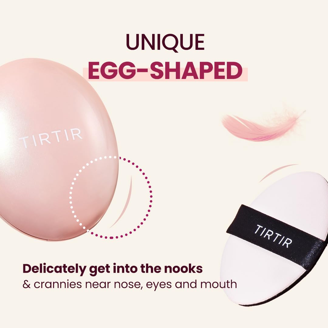 TIRTIR Mask Fit All Cover – Base de maquillaje rosa, alta cobertura, acabado semimate, ligera, impecable, corrige el enrojecimiento, cojín coreano,