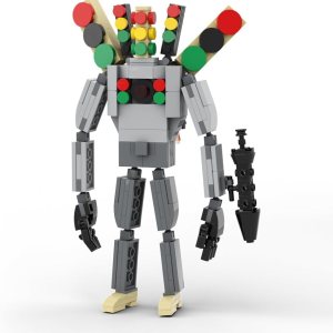 Skibidi Toile – Juego de ladrillos de construcción con altavoz gris, monstruos de videos populares, figuras de juguetes, adornos coleccionables, Skibidi Toile – Juego de ladrillos de construcción con altavoz gris, monstruos de videos populares, figuras de juguetes, adornos coleccionables,