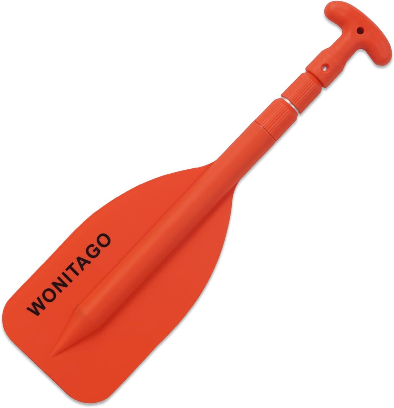 Remo telescópico de emergencia para kayak, remo flotante de aluminio con cuchillas de plástico para kayak, canoa, barco, 40.9 in41 pulgadas