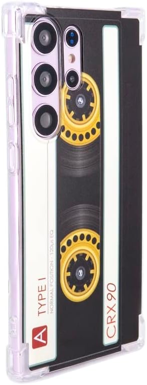 Funda compatible con Galaxy S23 Ultra, funda retro vintage con funda protectora de TPU suave para Galaxy S23 Ultra de 6.8 pulgadas