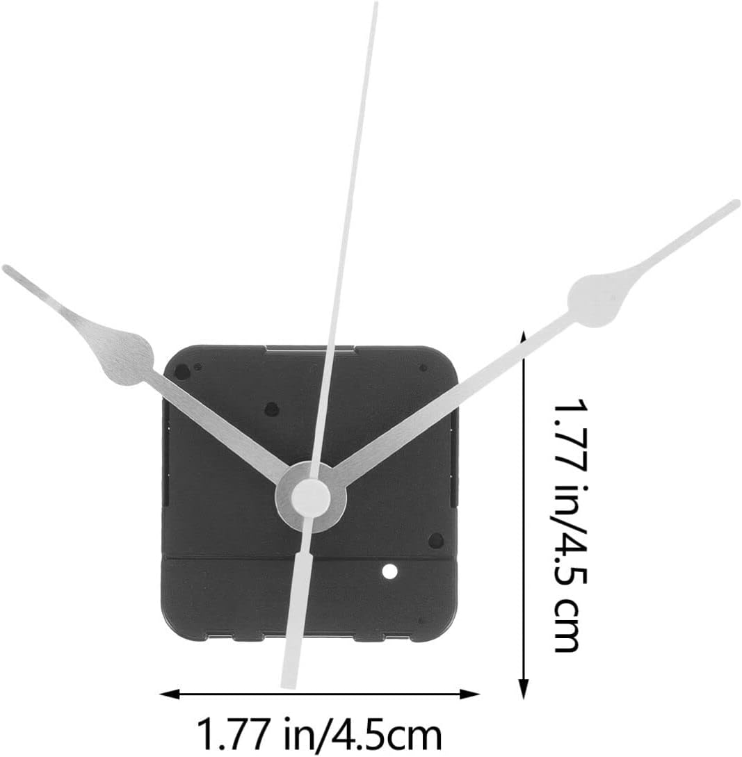 SUPVOX Mecanismo de reloj de pared de repuesto 1 juego de mecanismo de reloj en sentido contrario a las agujas del reloj Mecanismo de reemplazo del