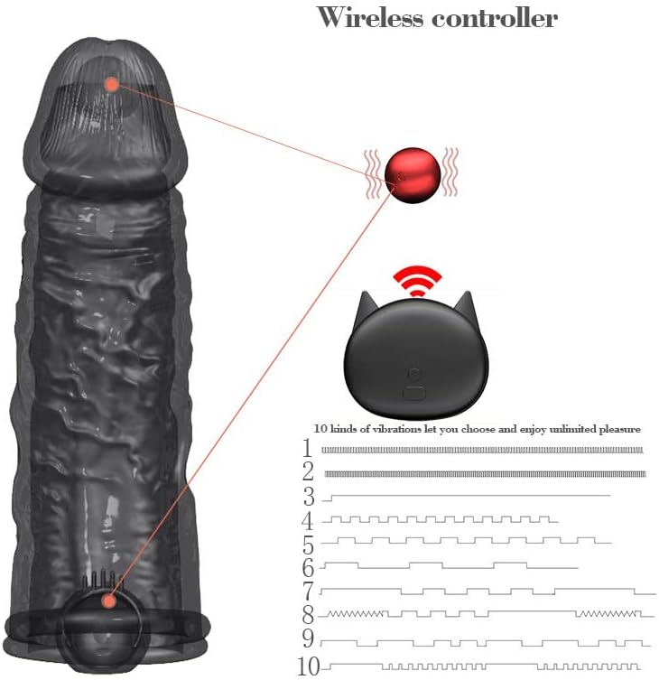 Can Always Carry Finger Set 14 Frecuencia Vibrador Masculino Castidad Anillo Vibrador Anillo Vibrador, Muchos Estilos Están Disponibles-Tipo B –