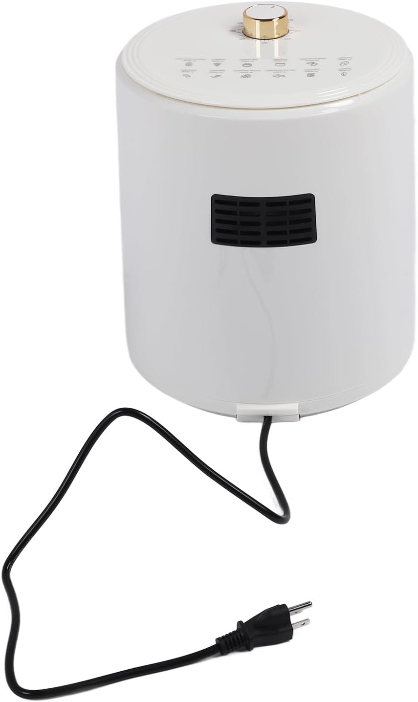 Freidora de aire, freidora de aire caliente eléctrica antiadherente de gran capacidad, freidora de aire de aceite saludable con temporizador