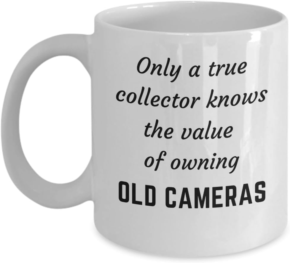 Old Camera Collector coffee mug