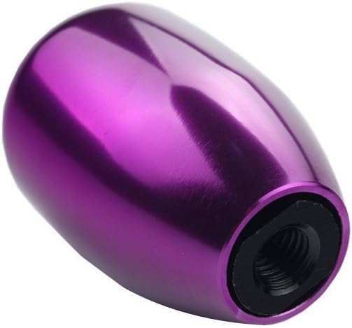 DEWHEL Pomo de cambio manual de 5 velocidades M12x1.25 Tornillo en aluminio morado