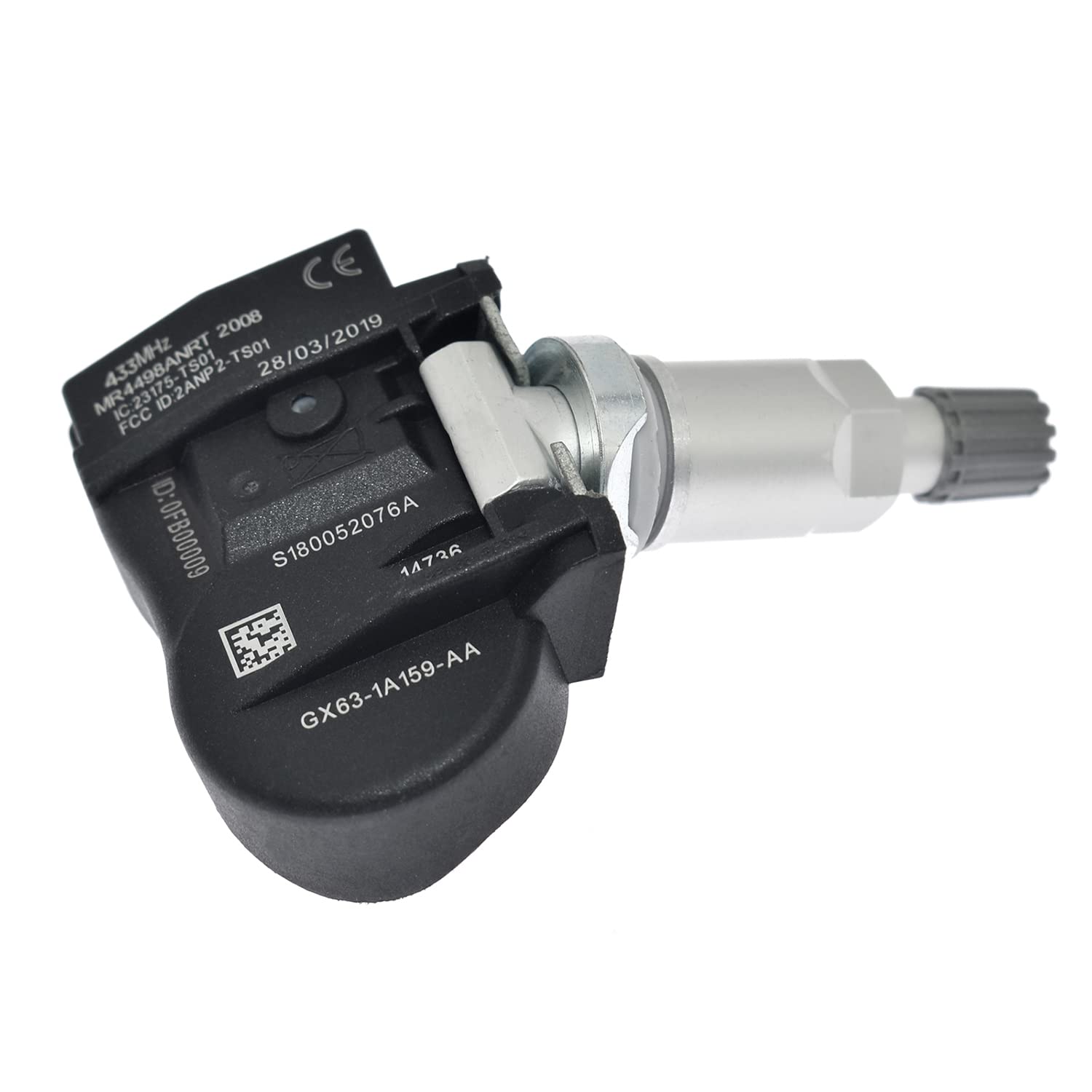 Sensor de presión de neumáticos XSJNFDC GX63-1A159-AA LR070840 TPMS para 2014-2015 Evoque GX631A159AA 433MHz
