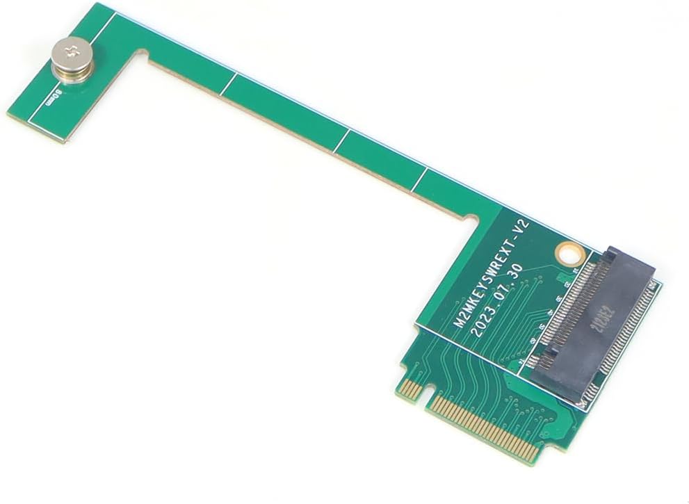 JMT Placa modificada M.2 de 2230 a 89.764 in NVME MKey Modificación PCB Placa de circuito compatible con la consola de juegos portátil ROG Ally