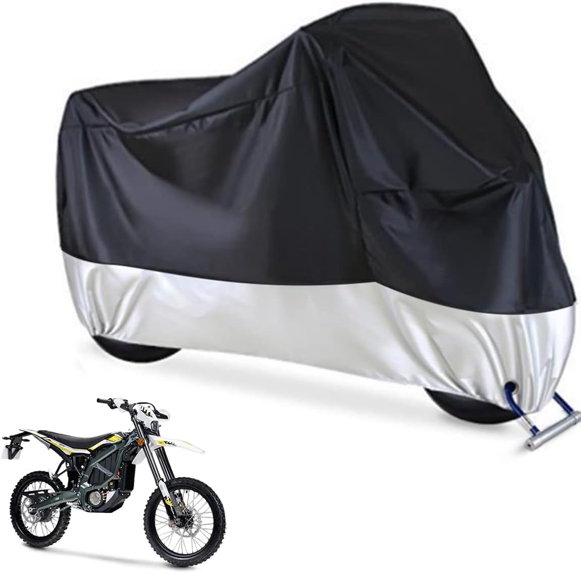 Funda para motocicleta para todas las estaciones, para Sur Ron Ultra Bee, impermeable, protección solar al aire libre, cubierta duradera con bolsa