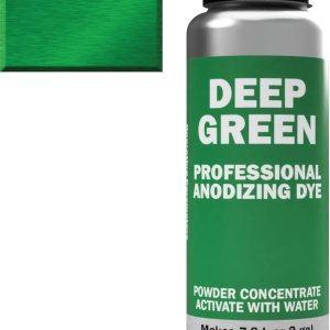 Tintes de pigmento anodizado de aluminio profesional  Green E-AEN  Verde claro a rico  Concentrado en polvo hace 7.6 litros o 2 galones Tintes de pigmento anodizado de aluminio profesional  Green E-AEN  Verde claro a rico  Concentrado en polvo hace 7.6 litros o 2 galones