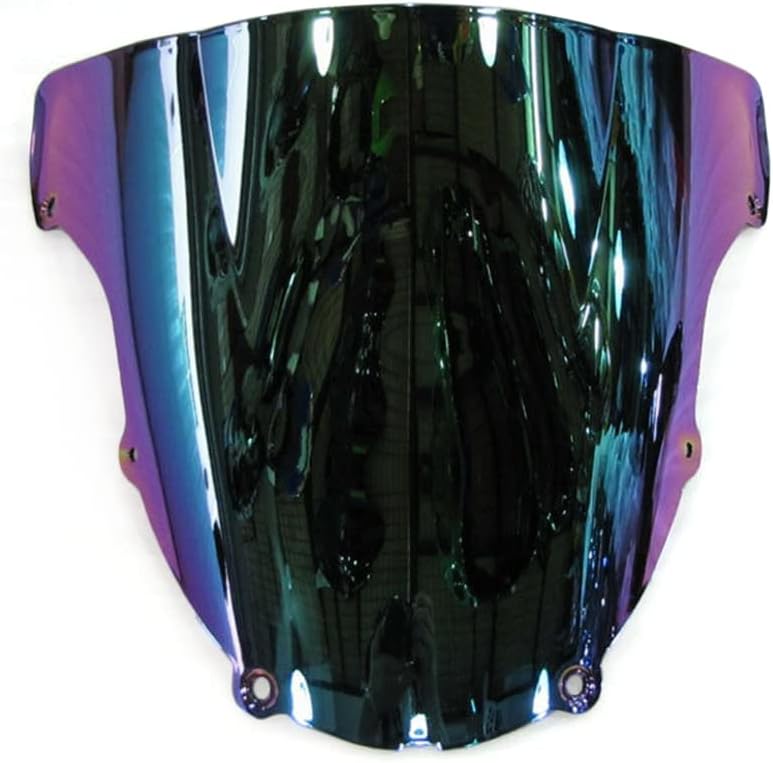 Parabrisas de iridio oscuro para Kawasaki 2003 2004 ZX6R 03 04 ZX-6R ZX636 2003-2004 motocicleta ABS plástico delantero deflector
