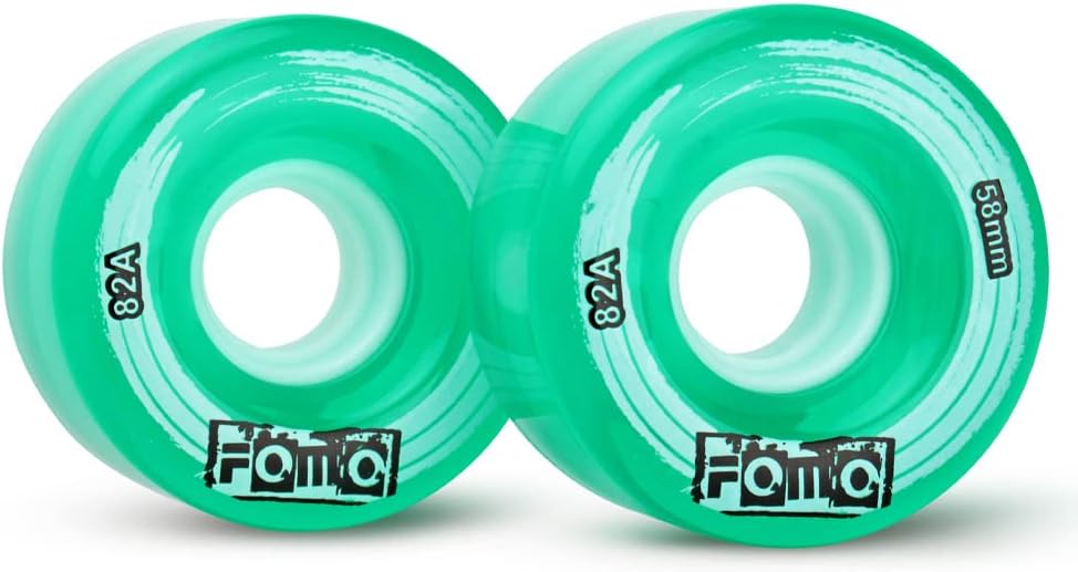 Ruedas de patines para exteriores o interiores, 2.283in, 1.260in, 82 A, juego de 8