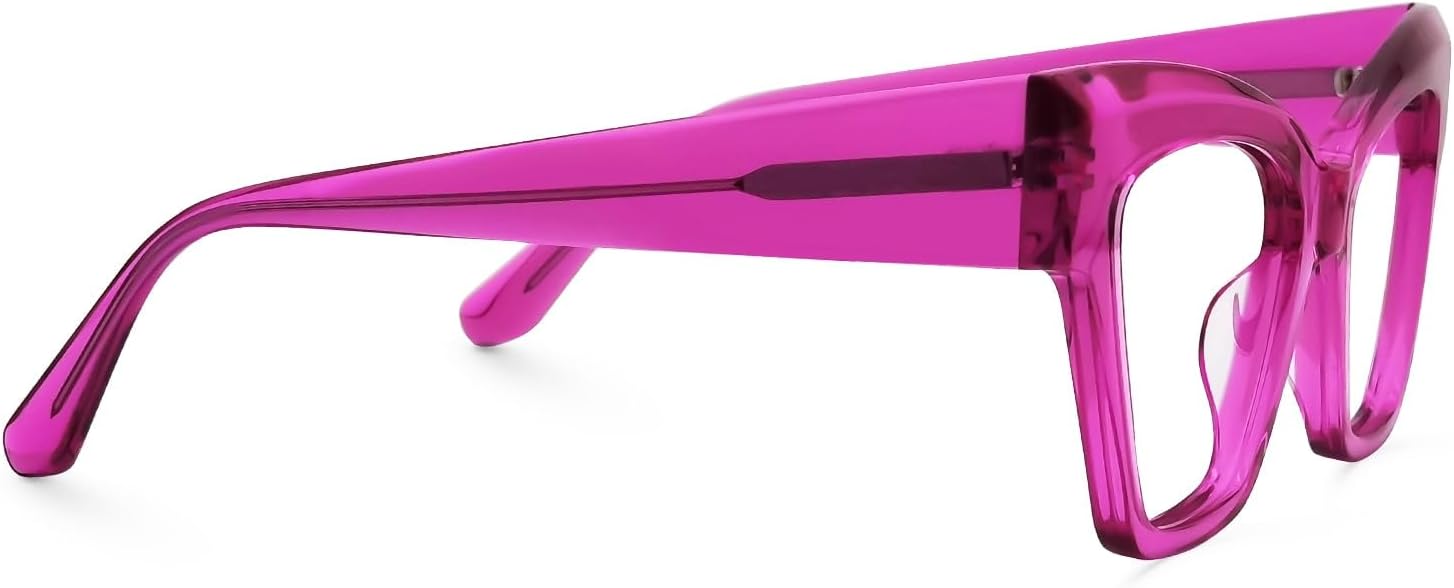 VOOGLAM Gafas de bloqueo de luz azul de ojo de gato para mujer, anti fatiga ocular UV Reginald