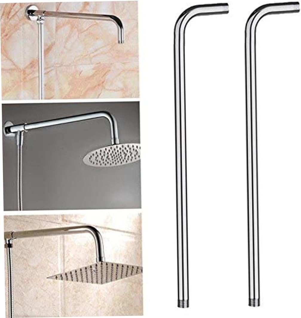 Tubo de extensión 60Cm 24 “pared ducha cabeza extensión tubo largo acero inoxidable brazo baño hogar