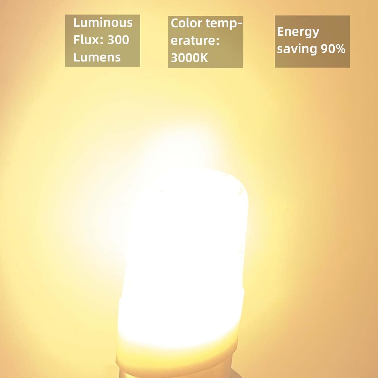 Paquete de 5 bombillas LED G9 2W 20 W equivalente a halógeno 3000 K, blanco cálido, 300 lúmenes, JCD, base bi-pines, campana extractora, bombillas