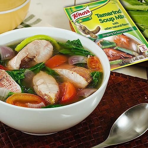 Knorr Mezcla de sopa de tamarindo (Sinigang sa Sampalok Mix), 1.41oz (40g) (paquete de 4)