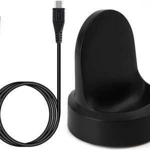 Actualización compatible con cargador de reloj inteligente Samsung Gear S3, base de carga de repuesto para Samsung Gear S3 ClassicSamsung Gear S3 Actualización compatible con cargador de reloj inteligente Samsung Gear S3, base de carga de repuesto para Samsung Gear S3 ClassicSamsung Gear S3