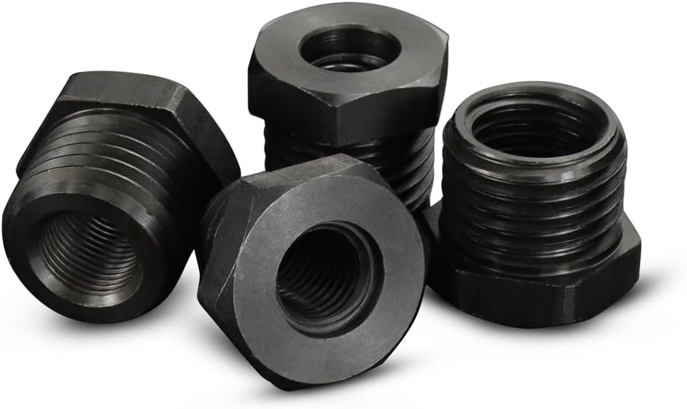 Adaptador de husillo de cabezal de torno de carpintería M18x2.0.197 in a 1″x8TPI, adaptador de inserción de portabrocas de rosca, accesorios de
