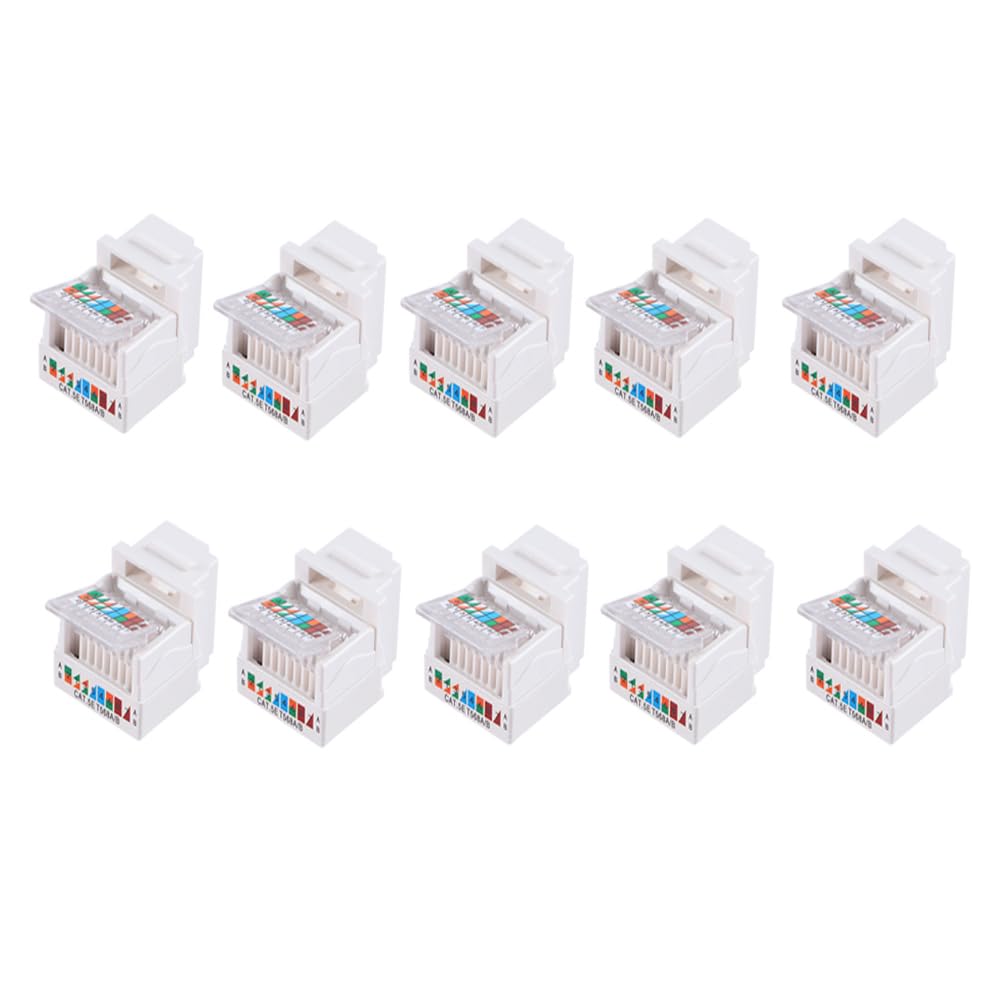 Conector RJ45 para AMP sin herramientas Cable Ethernet Enchufe Adaptador de cable de salida de computadora CAT5E UTP Enchufe de información
