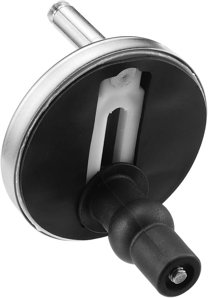 uxcell Juego de 2 fijaciones de bisagra para asiento de inodoro, tornillos de bisagra, fijaciones de asiento de inodoro con base de 2.362 in2.36