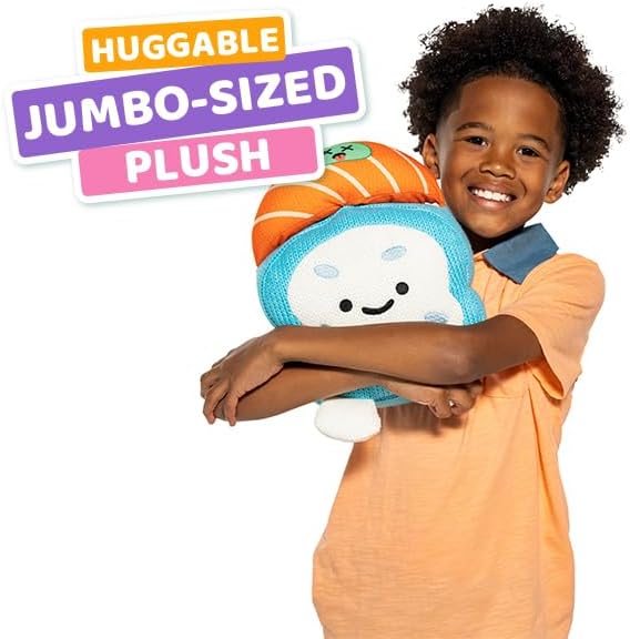 Ami Amis Jumbo Suzshi – Peluche de ganchillo suave y acogedor, detalles adorablemente lindos, tamaño extra para entusiastas de la colección
