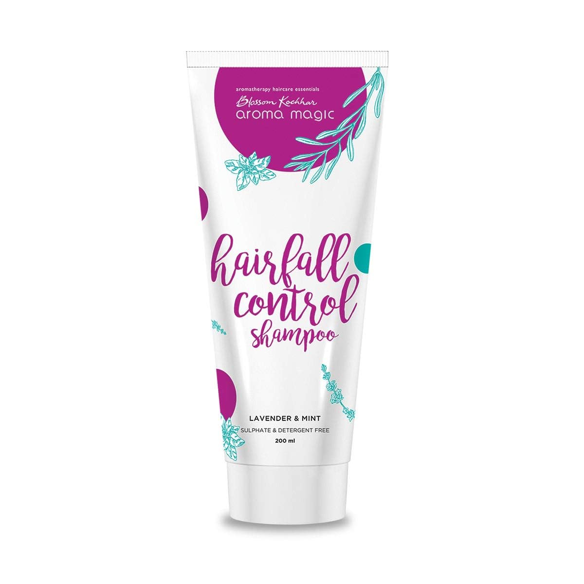 Champú de control de caídas para el cabello, 6.76 onzas líquidas (6.8 fl oz), con menta, champú hidratante anti pérdida de cabello para