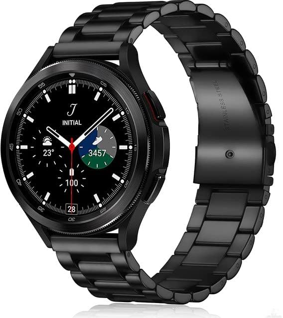 18mm 20mm 22mm Metal Stainless Steel Strap Replacement compatible with Samsung Galaxy Watch 543,Galaxy Watch 3 41mmWatch 42mmActive 2,Galaxy Watch