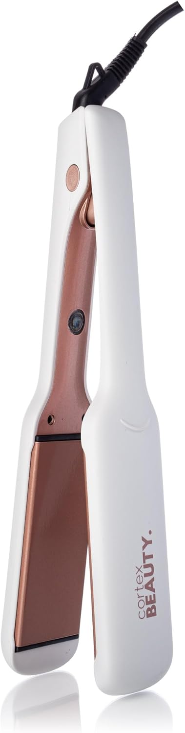 Cortex Beauty – Plancha de Cabello, plancha de pelo profesional de peluquería, pelo liso, diseño de placa ancha, placa de 1.75 pulgadas de ancho.