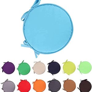 RAILONCH Cojines de silla para interiores y exteriores, cojines de asiento redondos para jardín, patio, hogar, diámetro 15.0 in (2 unidades, azul) RAILONCH Cojines de silla para interiores y exteriores, cojines de asiento redondos para jardín, patio, hogar, diámetro 15.0 in (2 unidades, azul)