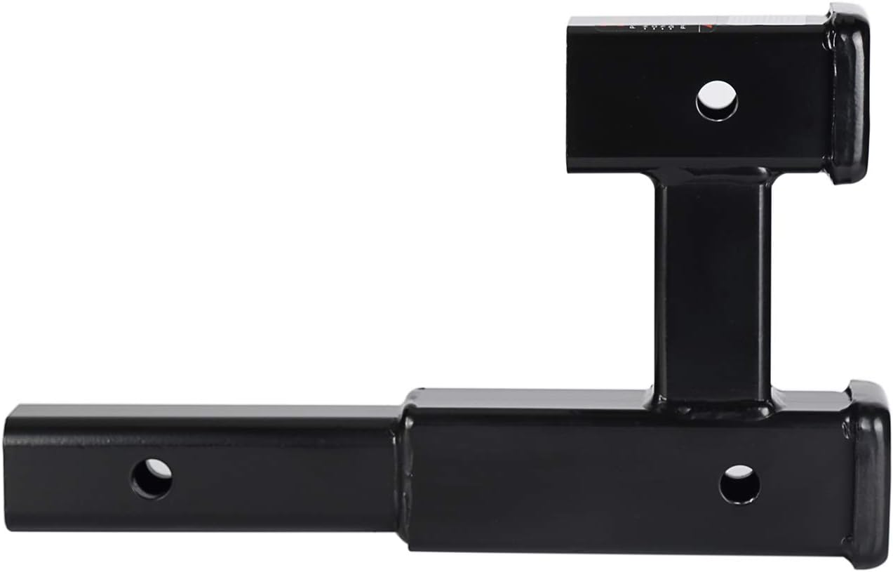 Extensión de enganche de remolque HITOWMFG con receptor dual (GTW 5,000 lbs)