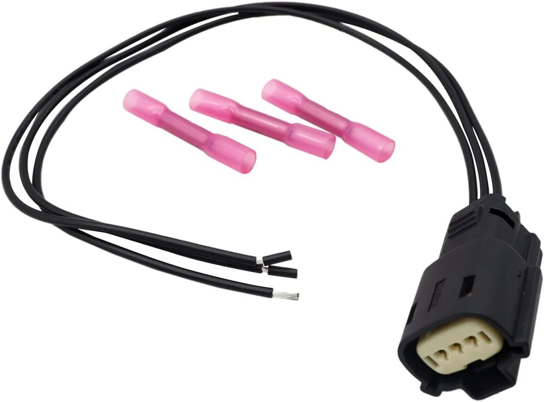 Bobina de encendido de 3 vías y conector de sensor, conector de bobina de encendido de coleta, cable de enchufe compatible con Ford V6 V8 Flex F150