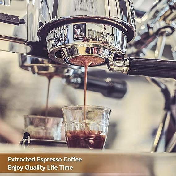 Cuenco de filtro para máquina de café, 2.008 in de una sola capa de filtro de café, cesta de filtro no presurizada para DeLonghi EUPA Donlim