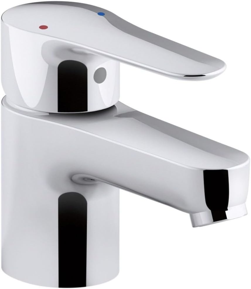 KOHLER K-16027-4-CP – Grifo para lavabo de baño con una sola manija, cromo pulido