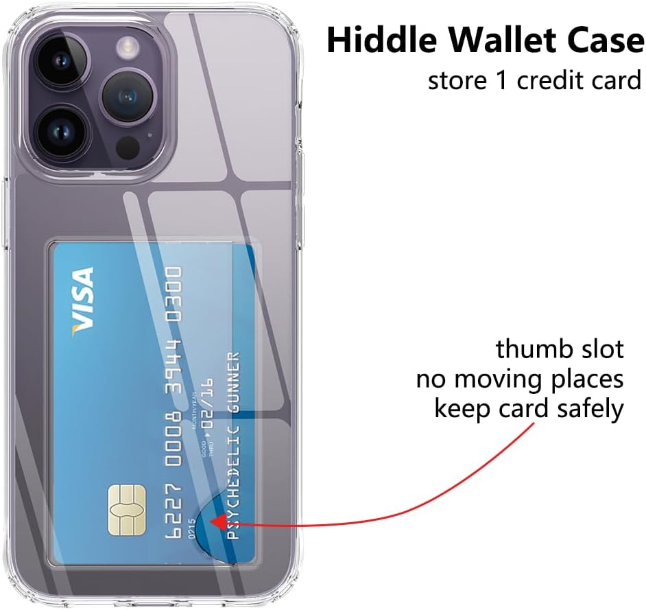 ZIYE Funda tipo cartera diseñada para iPhone 15 Pro Max, funda 15 Pro Max con tarjetero (tiene 1 tarjeta), bolsillo antiarañazos, antiarañazos,