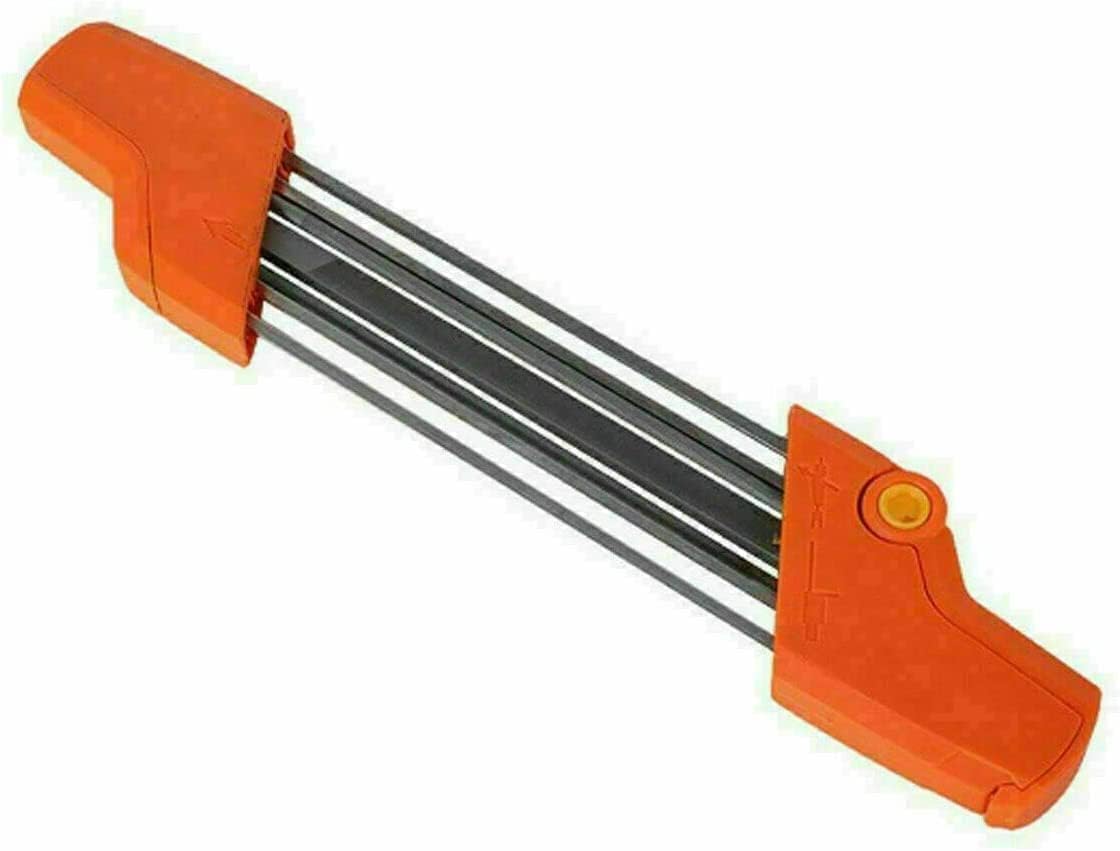 Afilador de cadena de motosierra 2 en 1, sacapuntas de cadena de 0.189 in para cadena de sierra de 0.325 pulgadas (.325 pulgadas P 0.189 in)