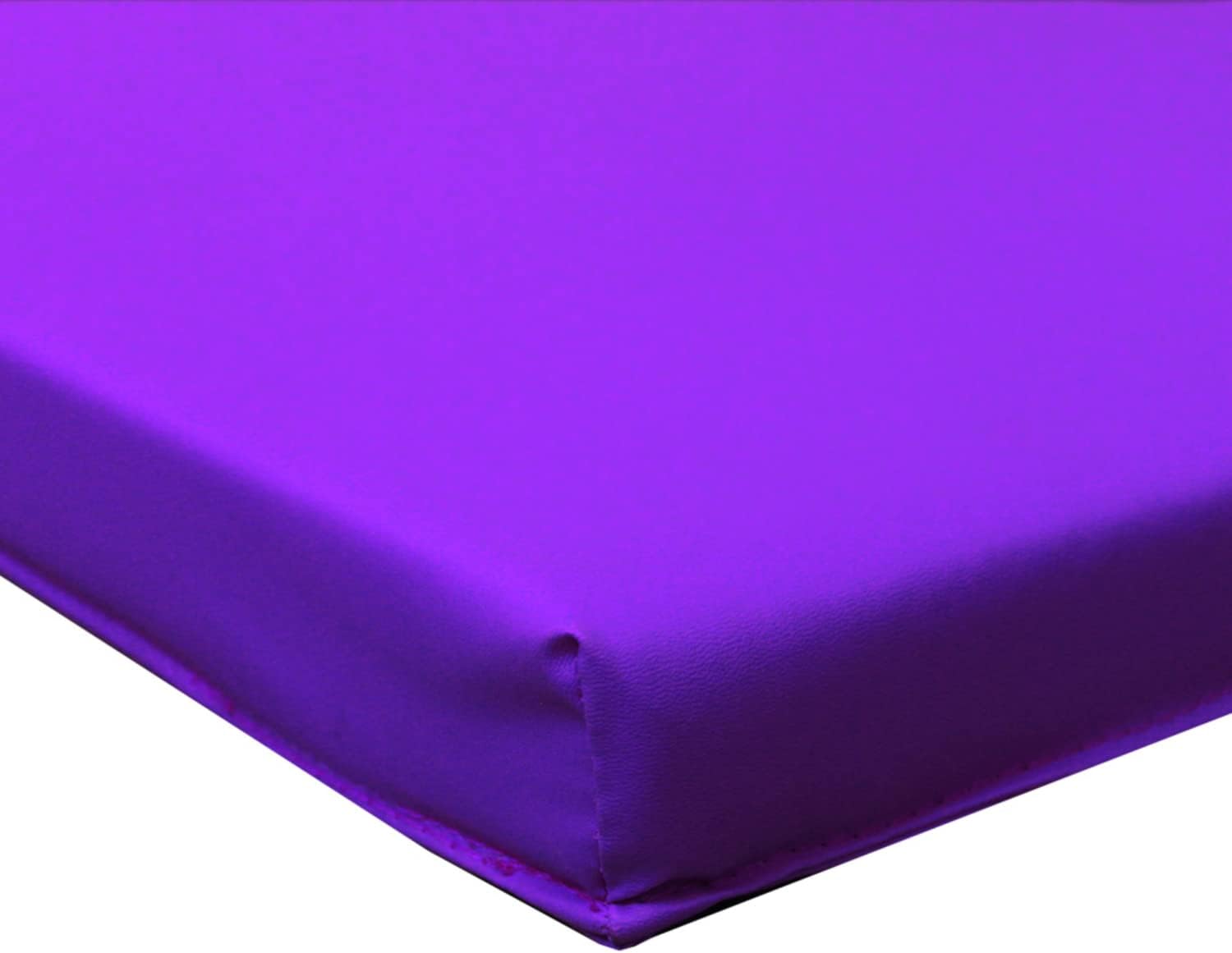 PRISP Tapete de ejercicio plegable de 6 x 2 pies, tapete de gimnasia de tres pliegues para gimnasio en casa y entrenamientos de fitness, 2 pulgadas